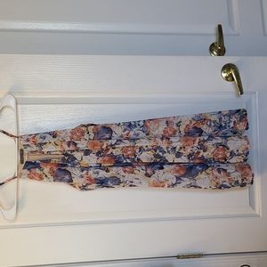 Spaghetti strap short Flower dress